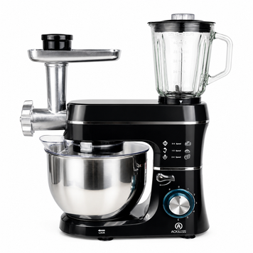 Кухонний комбайн 7в1 Ackiliss ACL-6676B 4200 Вт 7 л, багатофункціональний тістоміс ACL-6676B фото