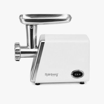 Електрична м'ясорубка з насадками Rainberg RB-2329, 3000 Вт, реверс, кеббе та ковбаси RB-2329 фото