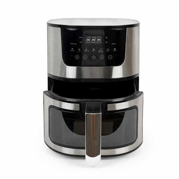 Мультипіч аерогриль Rainberg RB-2268 4200 Вт, велика безмасляна аерофритюрниця на 8 літрів RB-2268 фото