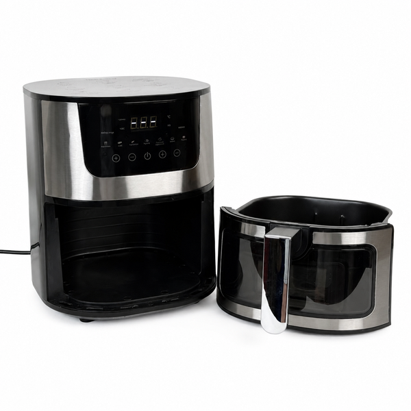Мультипіч аерогриль Rainberg RB-2268 4200 Вт, велика безмасляна аерофритюрниця на 8 літрів RB-2268 фото