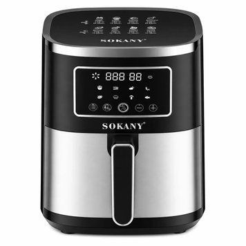 Мультипіч аерогриль Sokany SK-10052 1700 Вт, сенсорна безмасляна аерофритюрниця 8 літрів SK-10052 фото