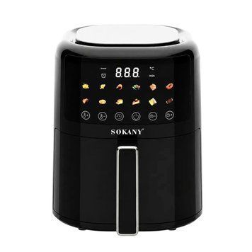 Аерогриль Sokany SK-10083, цифрова побутова мультипіч без олії з антипригарним покриттям, 8 л SK-10083 фото