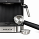 Кавоварка ріжкова Sokany SK-04025 850 Вт, тиск 20 бар, еспресо кавомашина з капучинатором 1.8 л SK-04025 фото 6